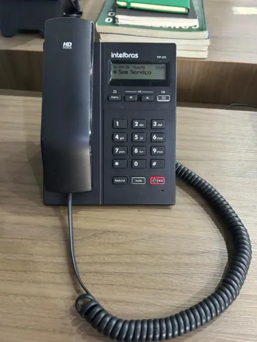 Lote com 15 Telefones IP Intelbras TIP 125i | VoIP, SIP e PoE
