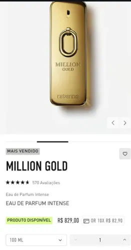 Perfume Million Gold