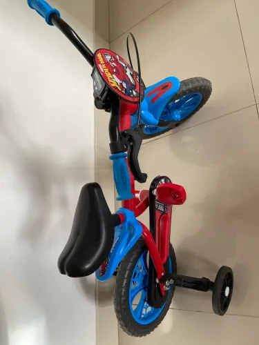 Bicicleta infantil aro 14 - homem aranha- SUPER NOVA