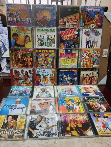 Cds axé e forro acima de 5 cds 6.00