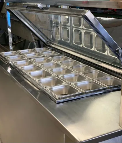 Buffet self service para sua sorveteria e açaíteria totalmente em aço inox