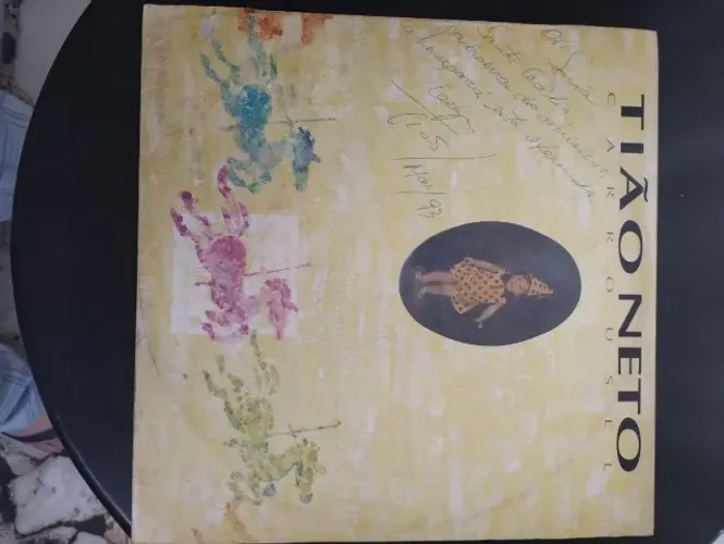 LP DISCO DE VINIL TIÃO NETO ,VINIL SEM ARRANHÕES ,COM ENCARTE,CAPA COM AUTOGRAFO E DEDICAT