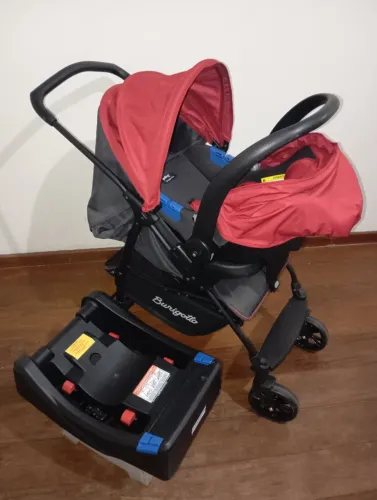Carrinho de bebê + bebê conforto burigotto - higienizado e revisado