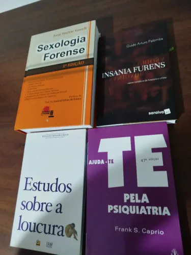 Sexologia Forense, Loucura e Mentes Insanas . 4 Livros. 