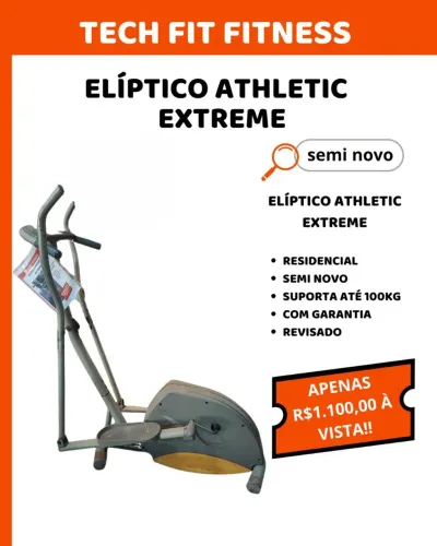 Elíptico Athletic Extreme Semi Novo