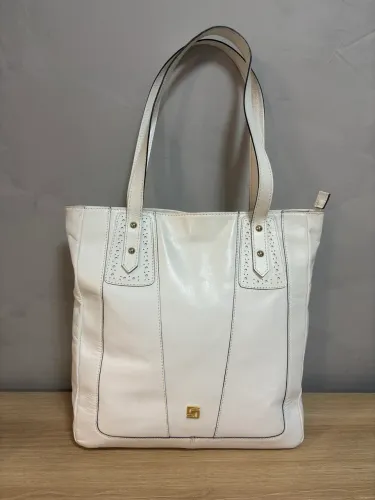 Bolsa branca com zíper , tamanho grande da Smartbag