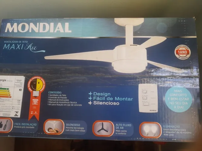 Vendo ventilador de Teto - Novo 