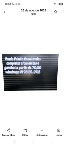 Painéis Canaletados