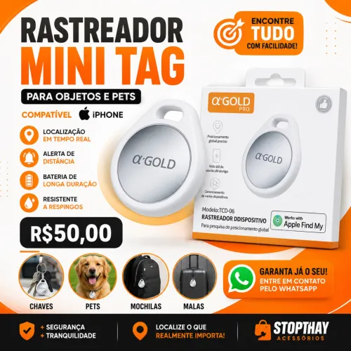 TAG DE RASTREAMENTO COMPATÍVEL PARA IPHONE