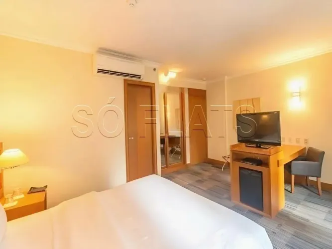 Flat Novotel Jardins 28m² Mobiliado, Jardim Paulista a Passos da Av. Paulista