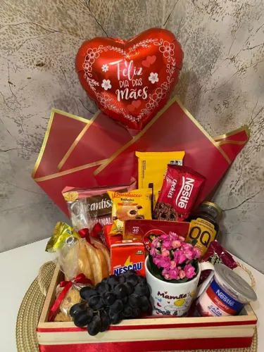 Cestas café da manhã e presentes dia das mães
