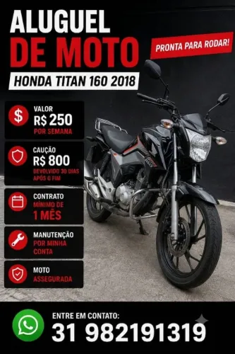 Aluguel de Moto para motoboy