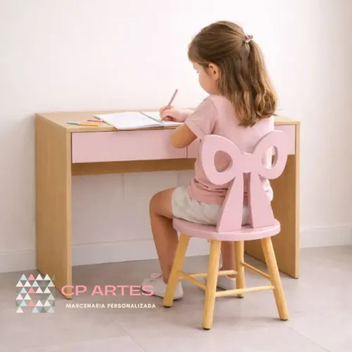 Escrivaninha + Penteadeira Infantil I Sob medida