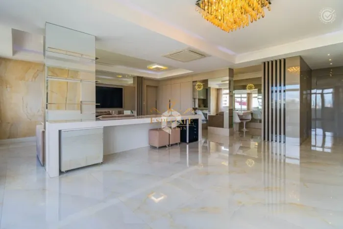 Alto padrão no Batel - Vista panoramica - projeto Contemporaneo - Mobiliado - 152m2