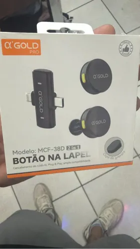 Microfone Lapela Sem Fio