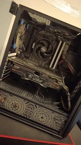 Pc gamer GTX 1060 6 GB,  Ryzen 5500, placa mãe a520M e 16 GB ram 3600mhz