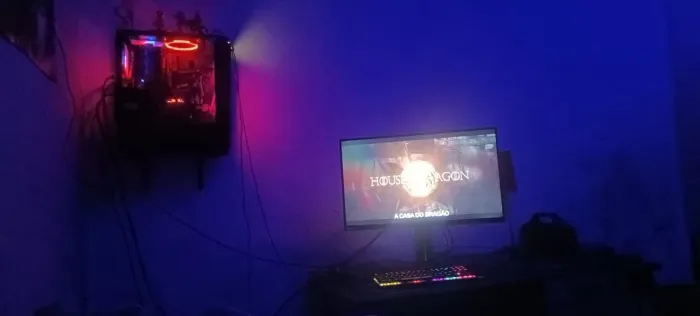 PC GAMER COMPLETO RX 7600 RYZEN 5600 Monitor 144hz 27pol