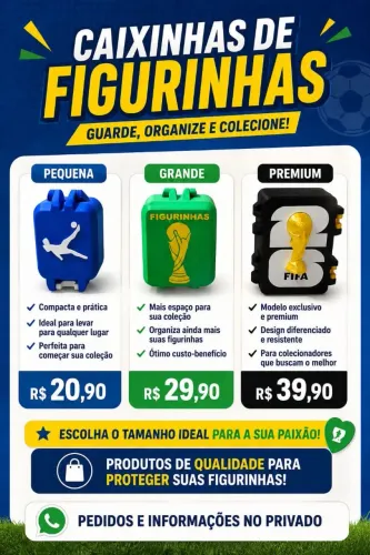 Caixinhas de figurinhas 