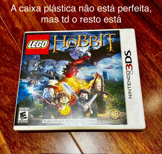 fita jogo nintendo 3 ds - lego hobbit - perfeitaaa