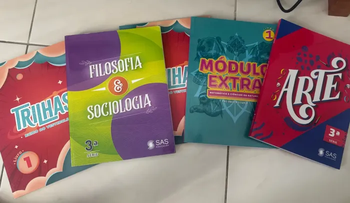 Kit livros SAS / Enen 2026 - Séries finais - 3 ano