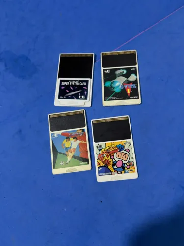 Pc engine cartao jogos