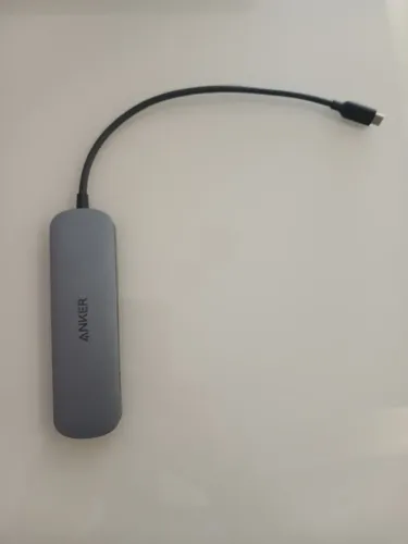 Hub USB C 5 portas em 1 Anker Dock Station Adaptador HDMI 4K, USB 3.0 5Gbps, Power Deliver