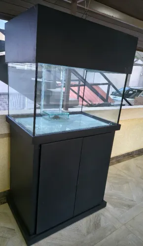 Aquário 320litros móvel tampo