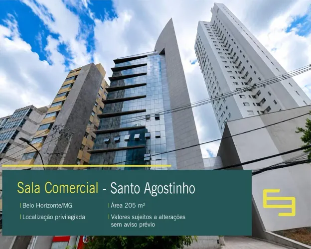 Sala Comercial para alugar no Bairro Santo Agostinho em Belo Horizonte/MG