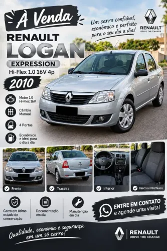 Renault Logan Expres./exp. UP Hi-flex 1.0 16V 4P 2010
