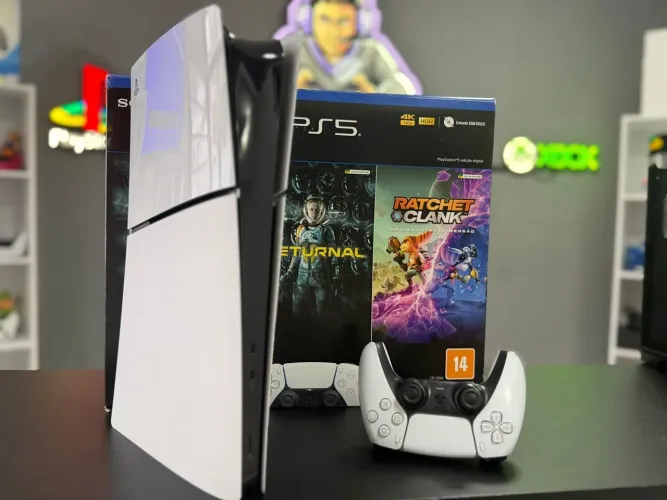 Ps5 Slim Mídia Digital Semi-novo (LOJA FISICA JUNDIAÍ)