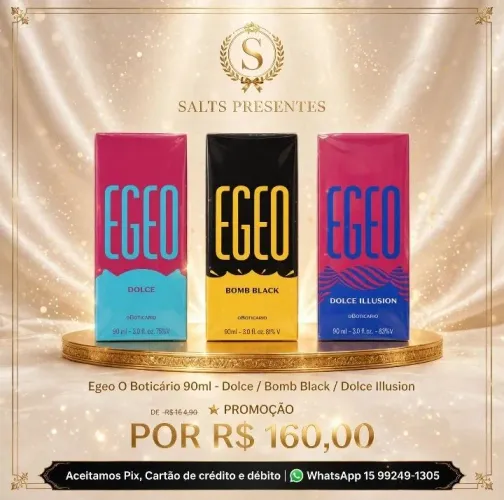 Perfumes o boticário Egeo