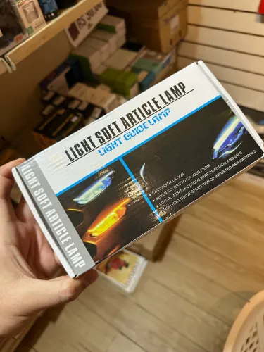 FITA LED DRL FLEXÍVEL PARA CARRO - BRANCO E AMARELO SEQUENCIAL