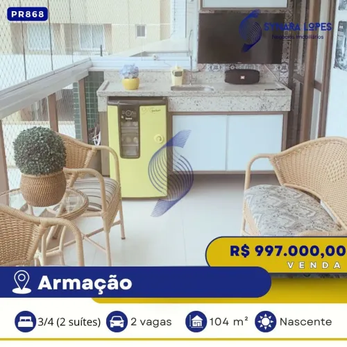 VENDO APARTAMENTO 104 M² | 03 QUARTOS | EDIFÍCIO ATLANTIC HAUSE | ARMAÇÃO | SALVADOR | BAH