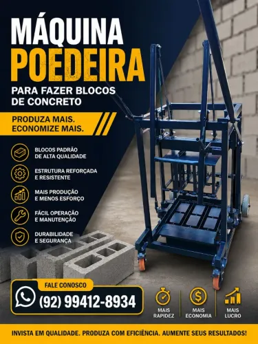 Máquina de bloco de concreto