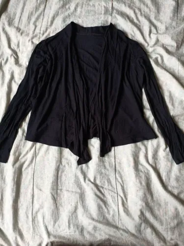 Casaquinho de malha feminino preto M