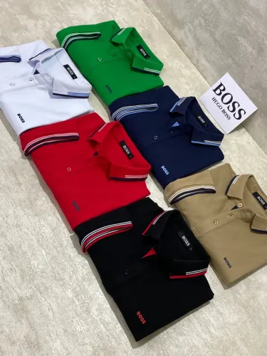 Camisa Polo Importada Hugo Boss Lançamento Cotton Luxo