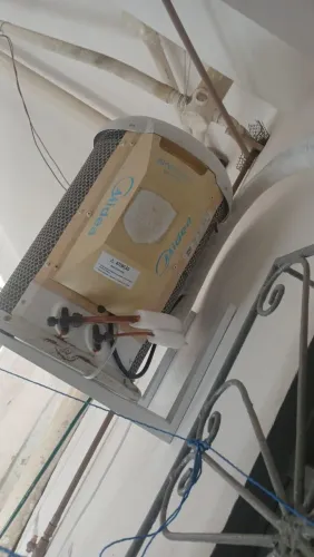 ar midea 12mil inverter com todo material 1650$