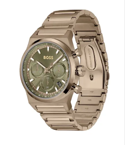 Relógio Boss pulseira integrada