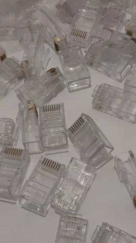 Pacote de Conectores RJ45 180 Conectores 