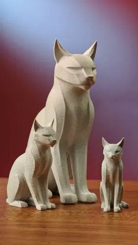 Kit Escultura Felinos