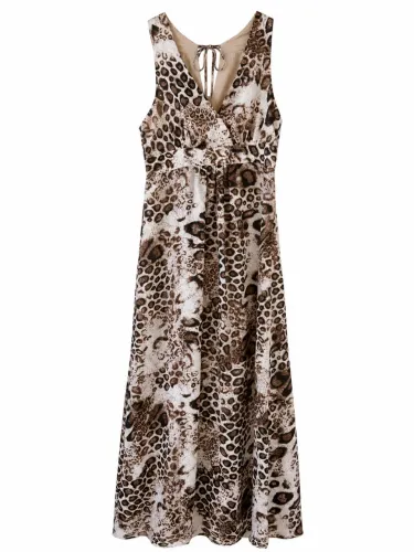 Vestido estampa oncinha