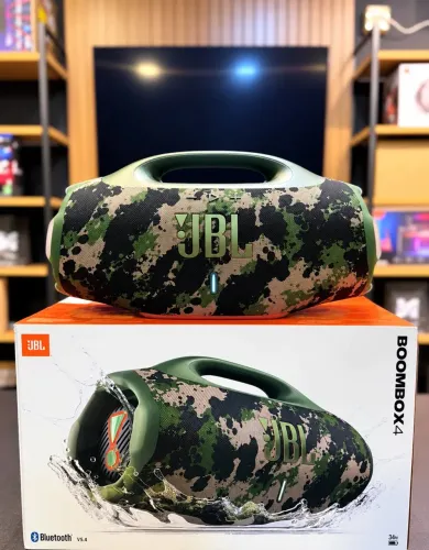 JBL Boombox 4 Lacrada Camuflada com Nota Fiscal