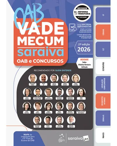 Vade Mecum Saraiva Oab e Concursos - 27ª Edição 2026