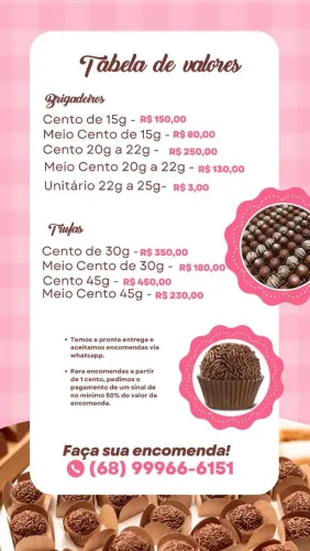 Brigadeiros e Trufas