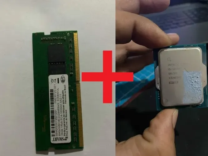 processador i5 12500 + memoria ram 16 GB