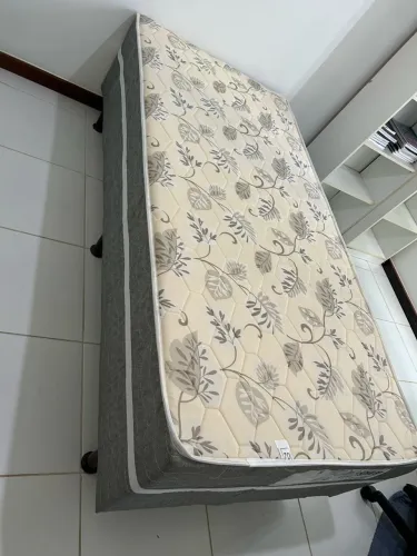 Cama box solteiro conjugada