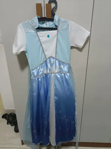 Vestido Fantasia infantil da Frozen tamanho G 