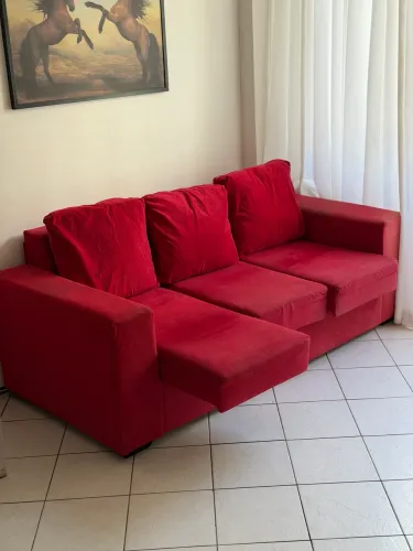 Sofá 3 lugares retrátil