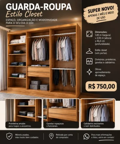 Guarda roupa closet