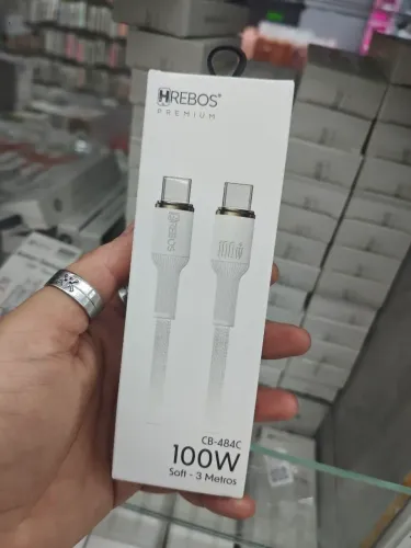 Cabo de Carga Tipo C 100W - 3 Metros